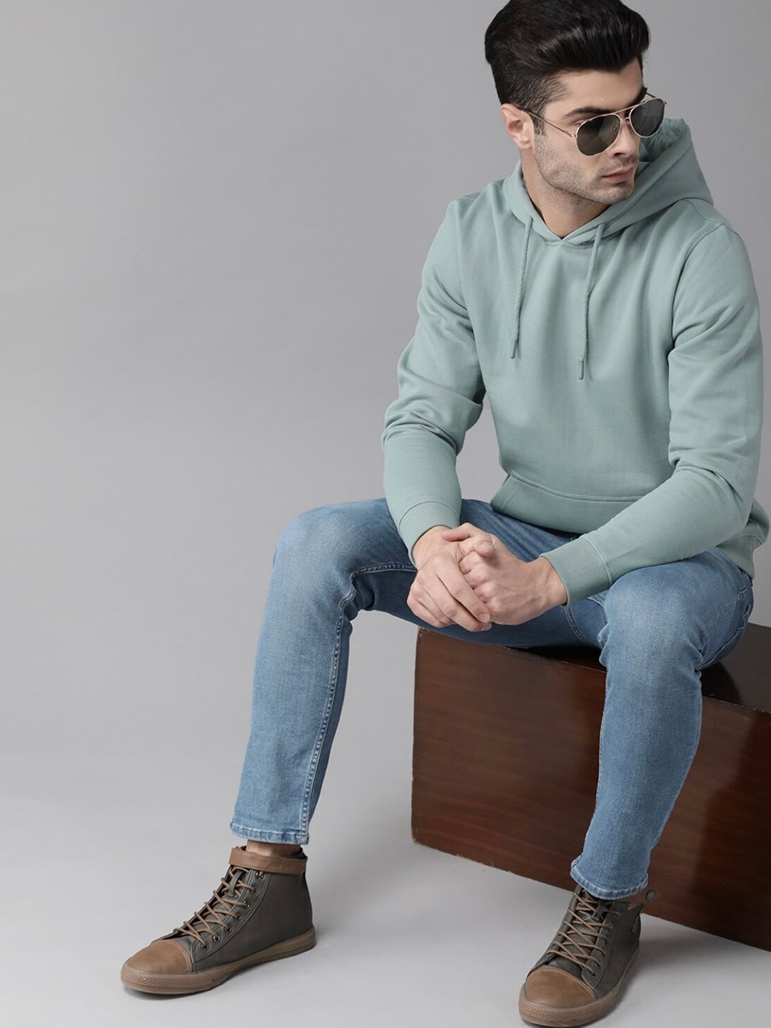 

The Roadster Lifestyle Co. Hooded Pullover Sweatshirt, Green