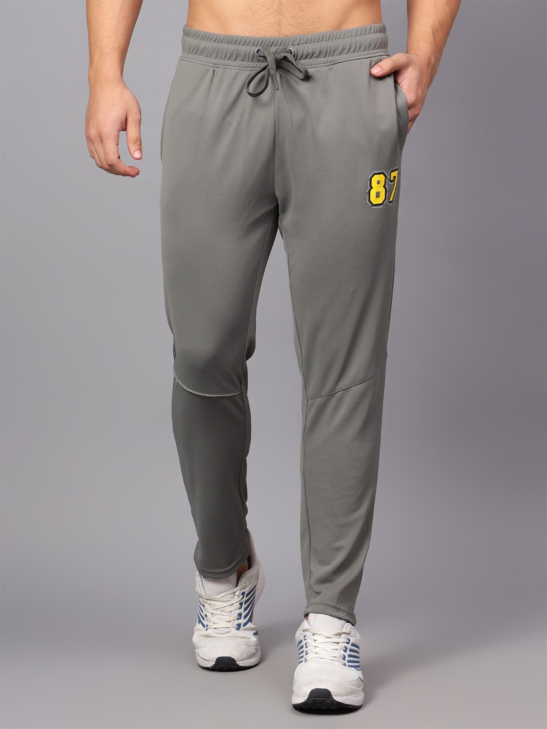 

Shiv Naresh Men Printed Track Pants, Grey