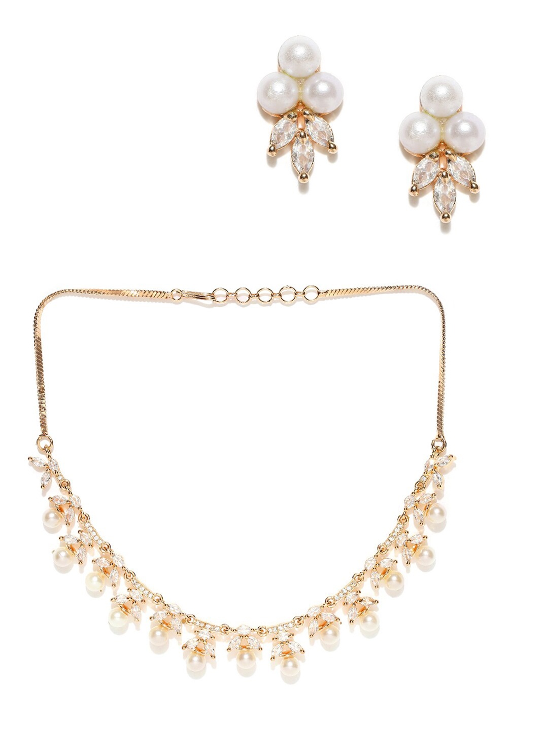 

MANATH AD Stone Studded Jewellery Set, Gold