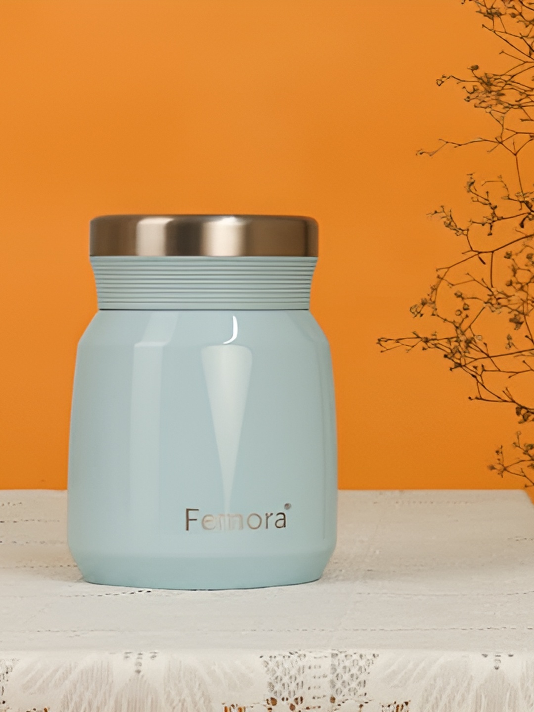 

Femora Blue Thermosteel Double Wall Vacuum Water Bottle 300ml