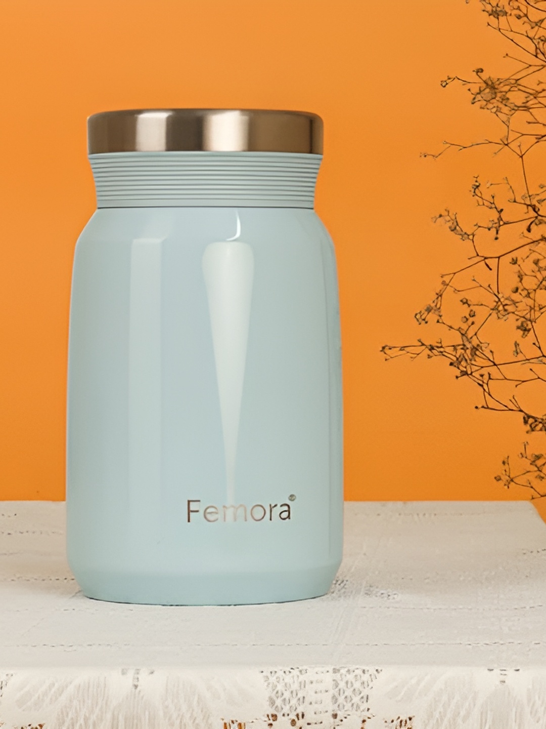 

Femora Blue Thermosteel Double Wall Vacuum Water Bottle 500ml