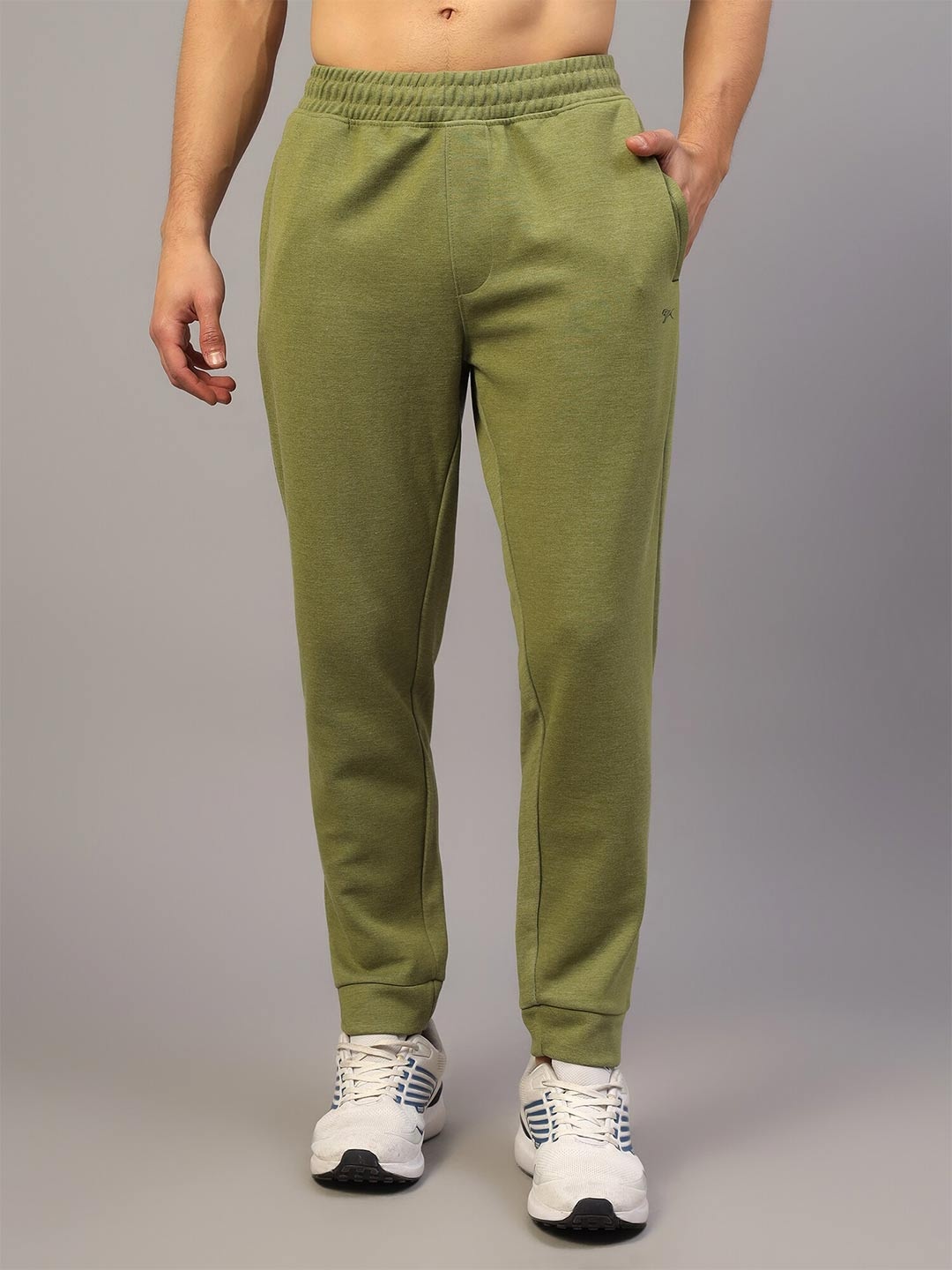 

Shiv Naresh Men Mid Rise Sports Joggers, Olive