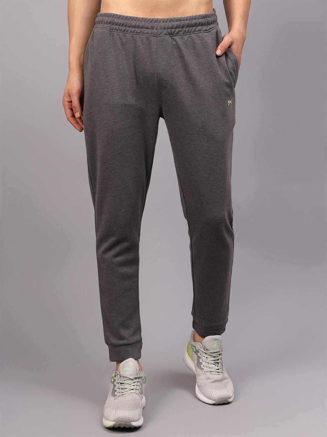 

Shiv Naresh Men Mid Rise Joggers, Grey