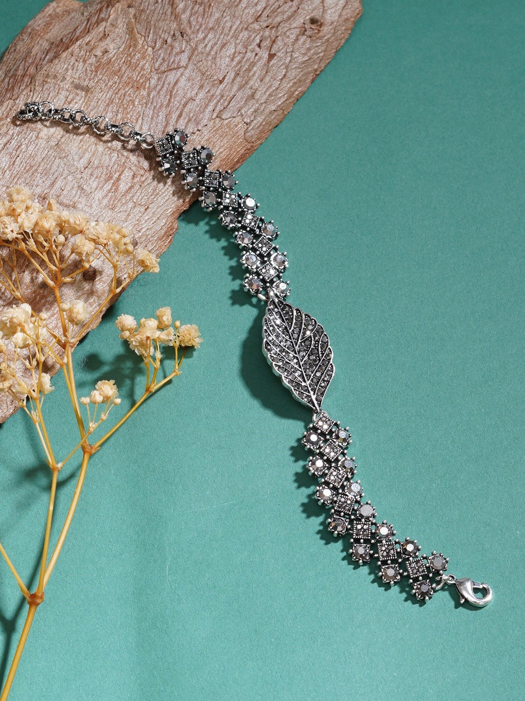 

Mali Fionna Rhodium-Plated Chain Bracelet, Silver