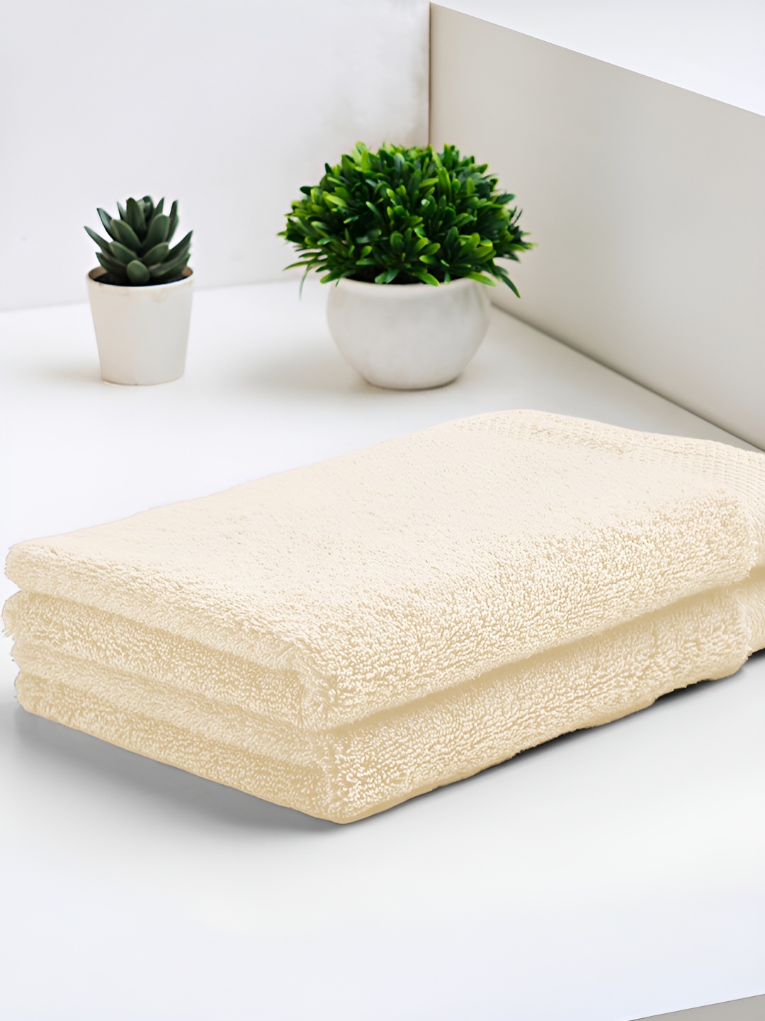 

SPACES Luxury Cream 2 Pieces Egyptian Cotton Hand Towels