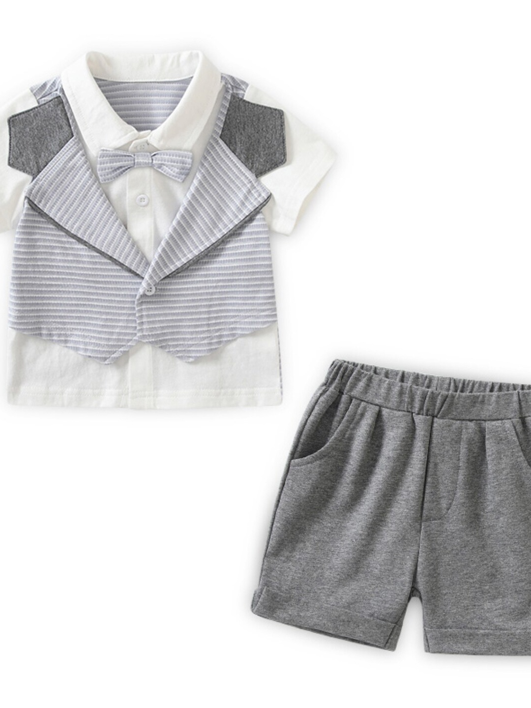 

StyleCast Girls Grey T-shirt With Shorts