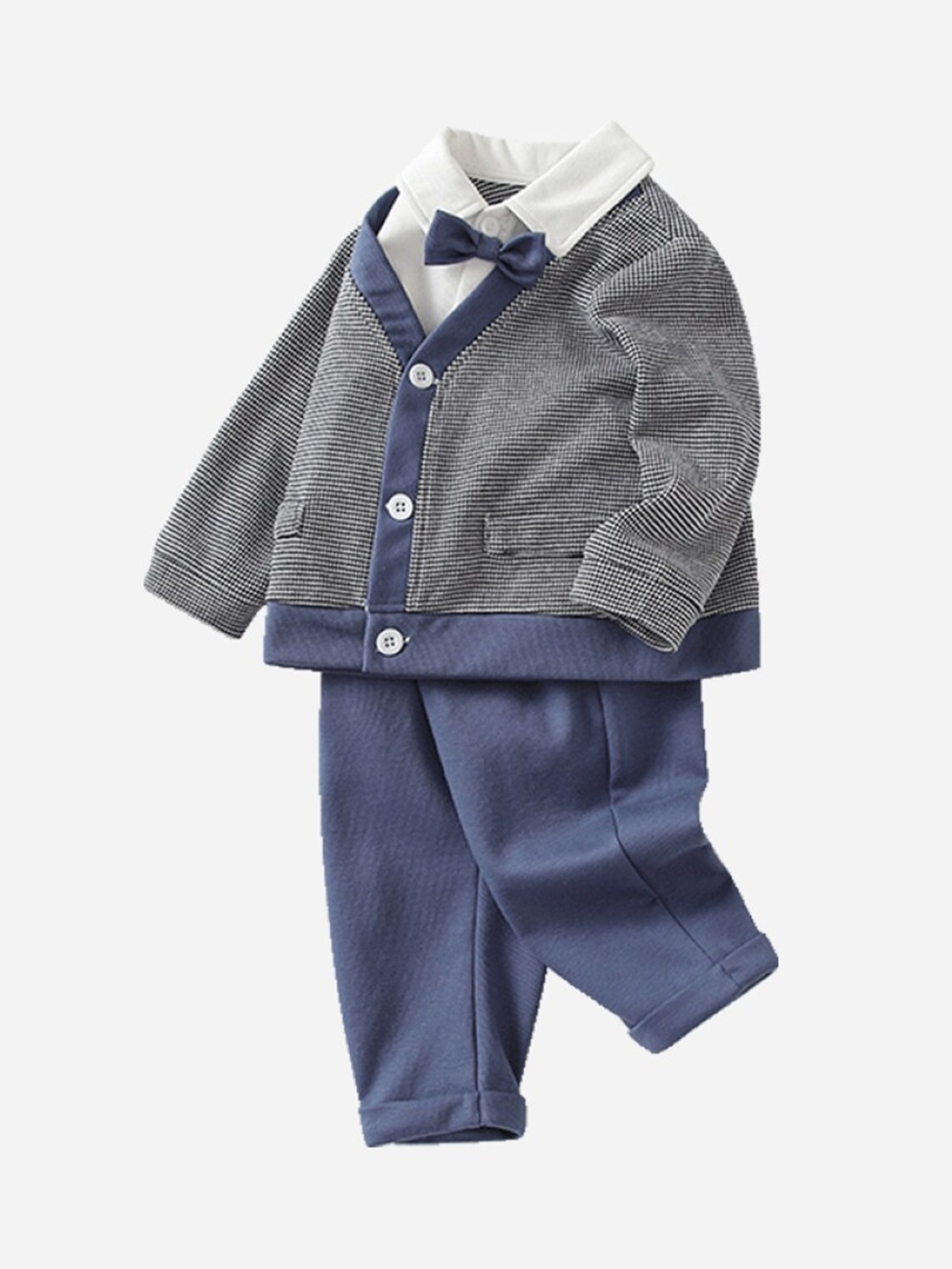 

StyleCast Girls Blue Shirt Collar Shirt with Trousers