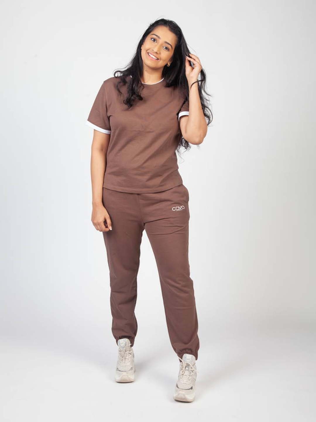 

CAVA Women Brown T-shirt