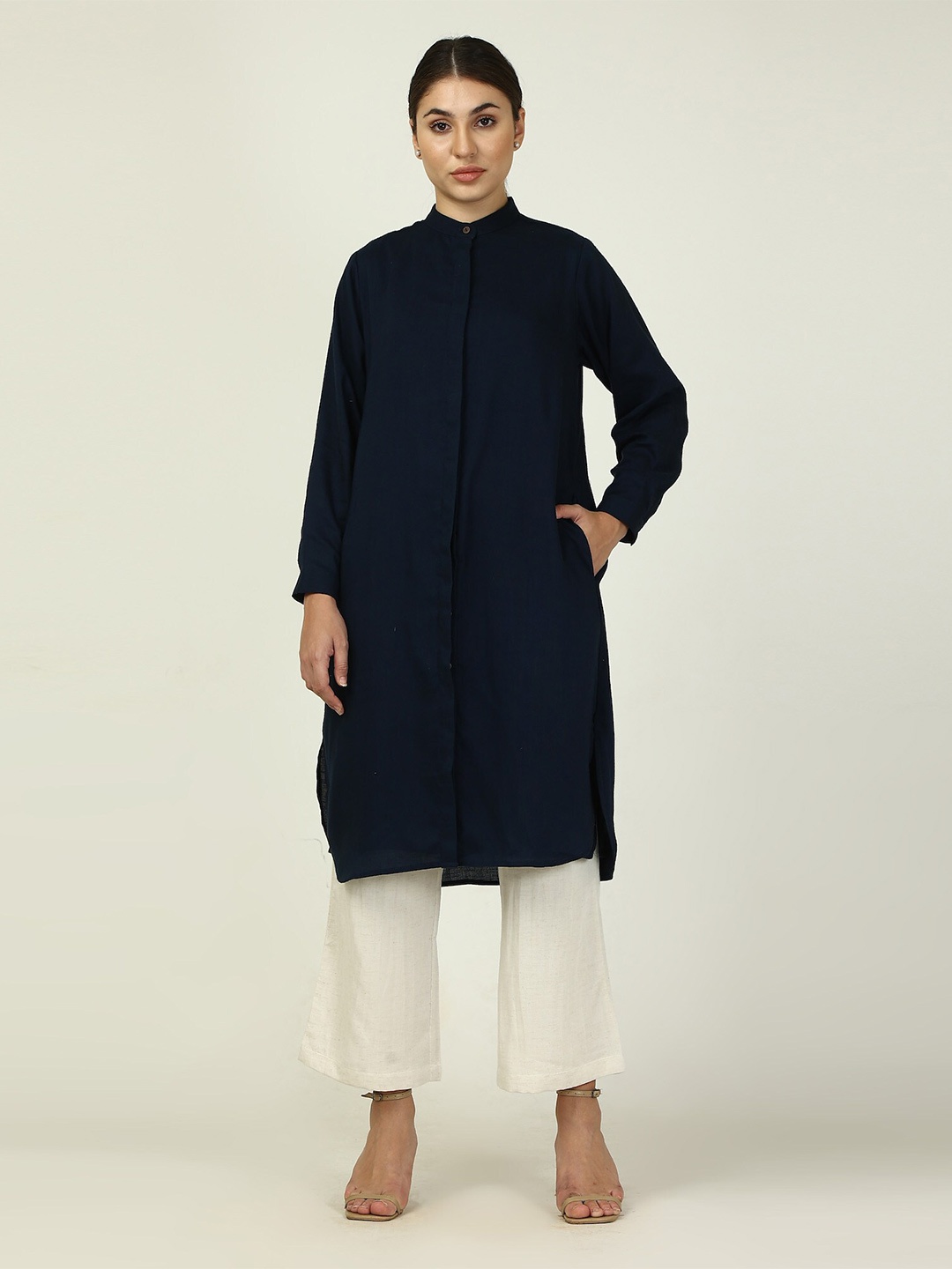 

Saltpetre Organic Cotton Shirt With Top & Skirt, Maroon