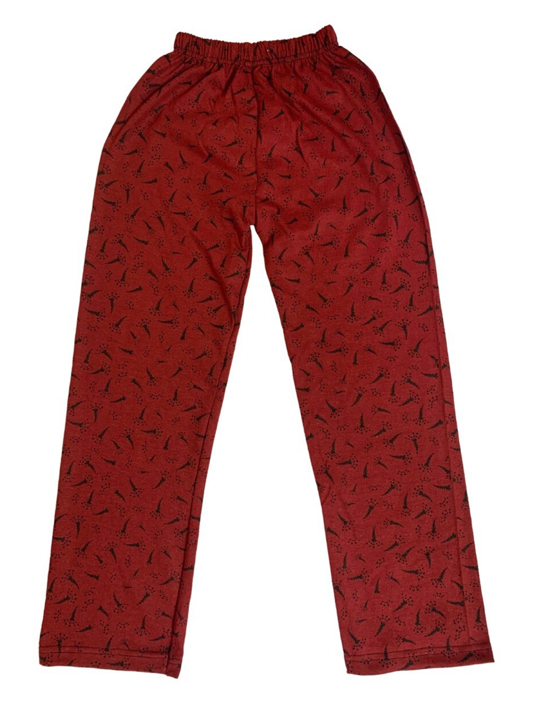 

CoolTees4U Girls Printed Cotton Lounge Pants, Maroon