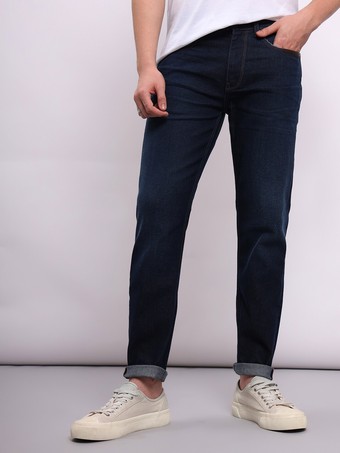 

Lee Men Relaxed Fit Stretchable Jeans, Blue