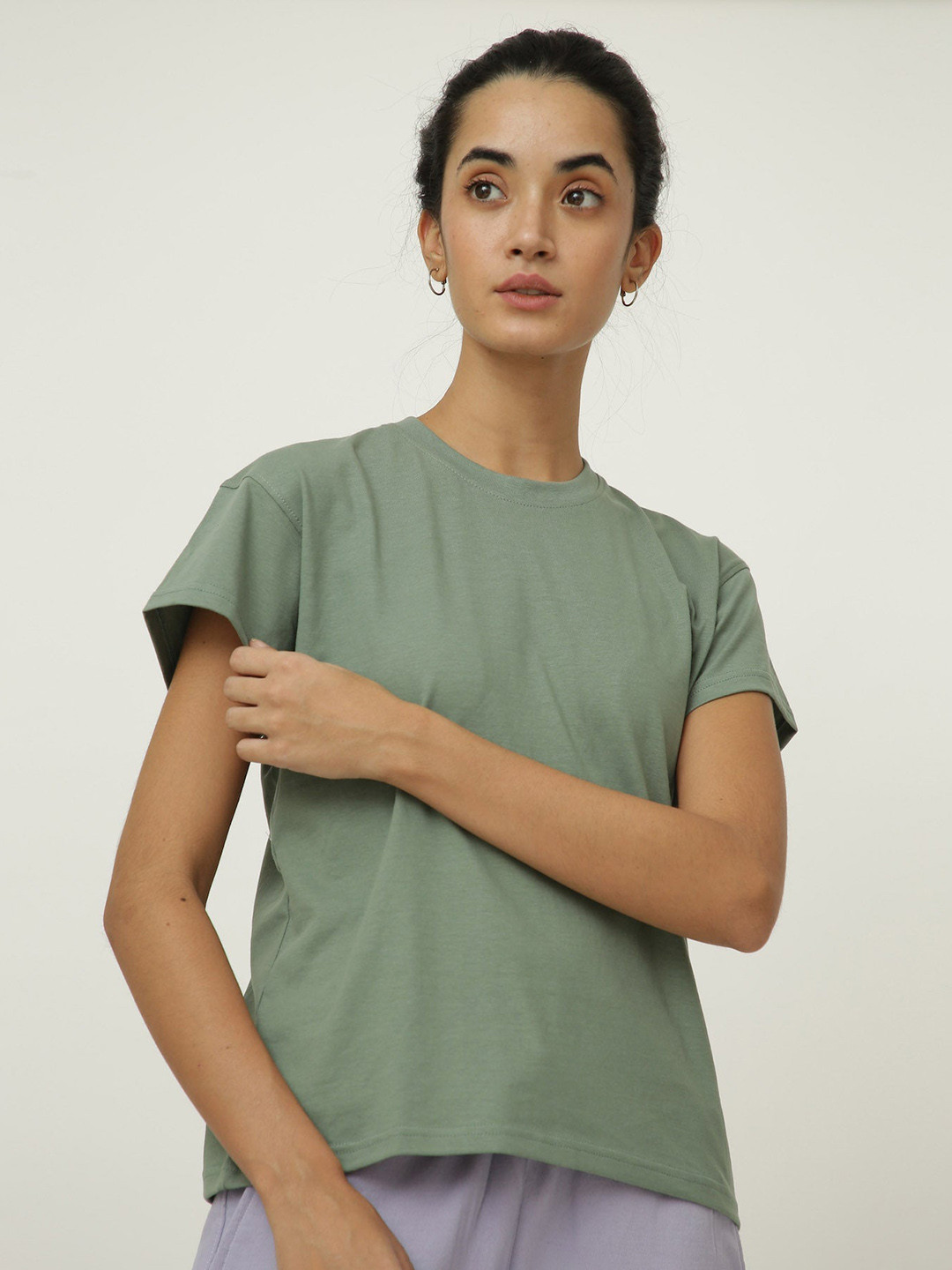 

Saltpetre Women Green Organic Cotton T-shirt