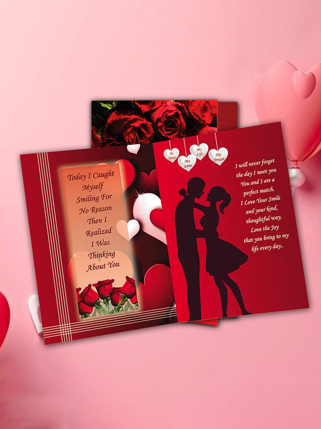 

ME & YOU Red Valentine Greeting Card