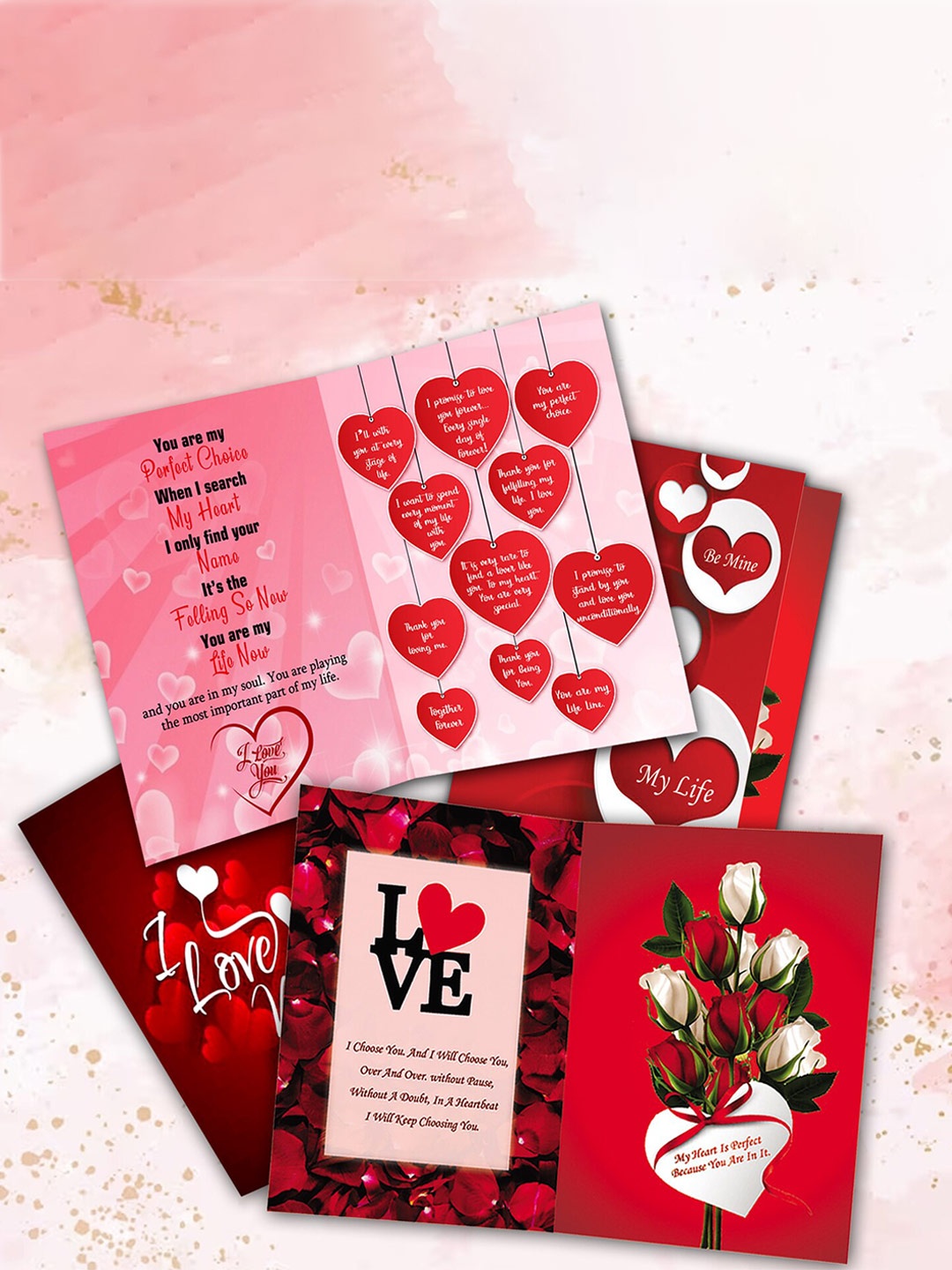 

ME & YOU Red Valentine Greeting Card