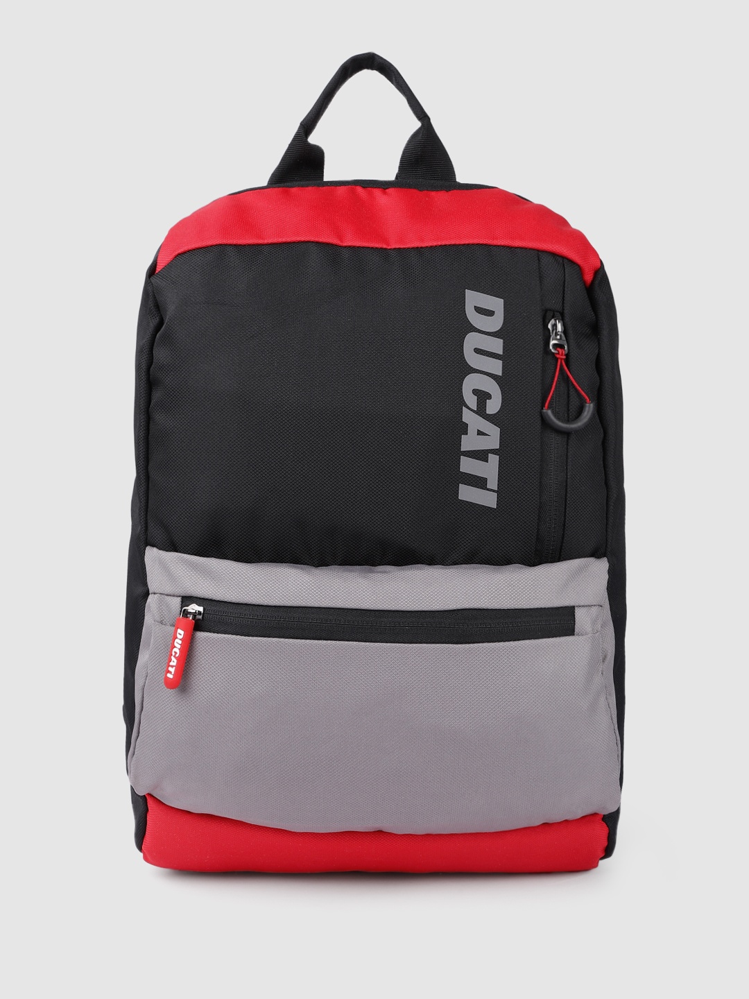 

Ducati Unisex Brand Logo Printed Backpack, Black