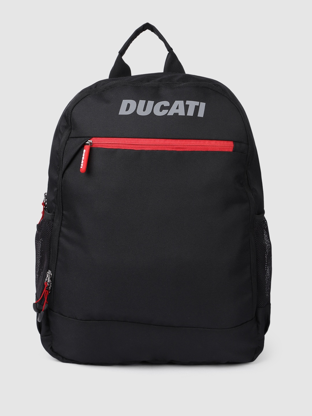 

Ducati Unisex Brand Logo Printed Backpack, Black
