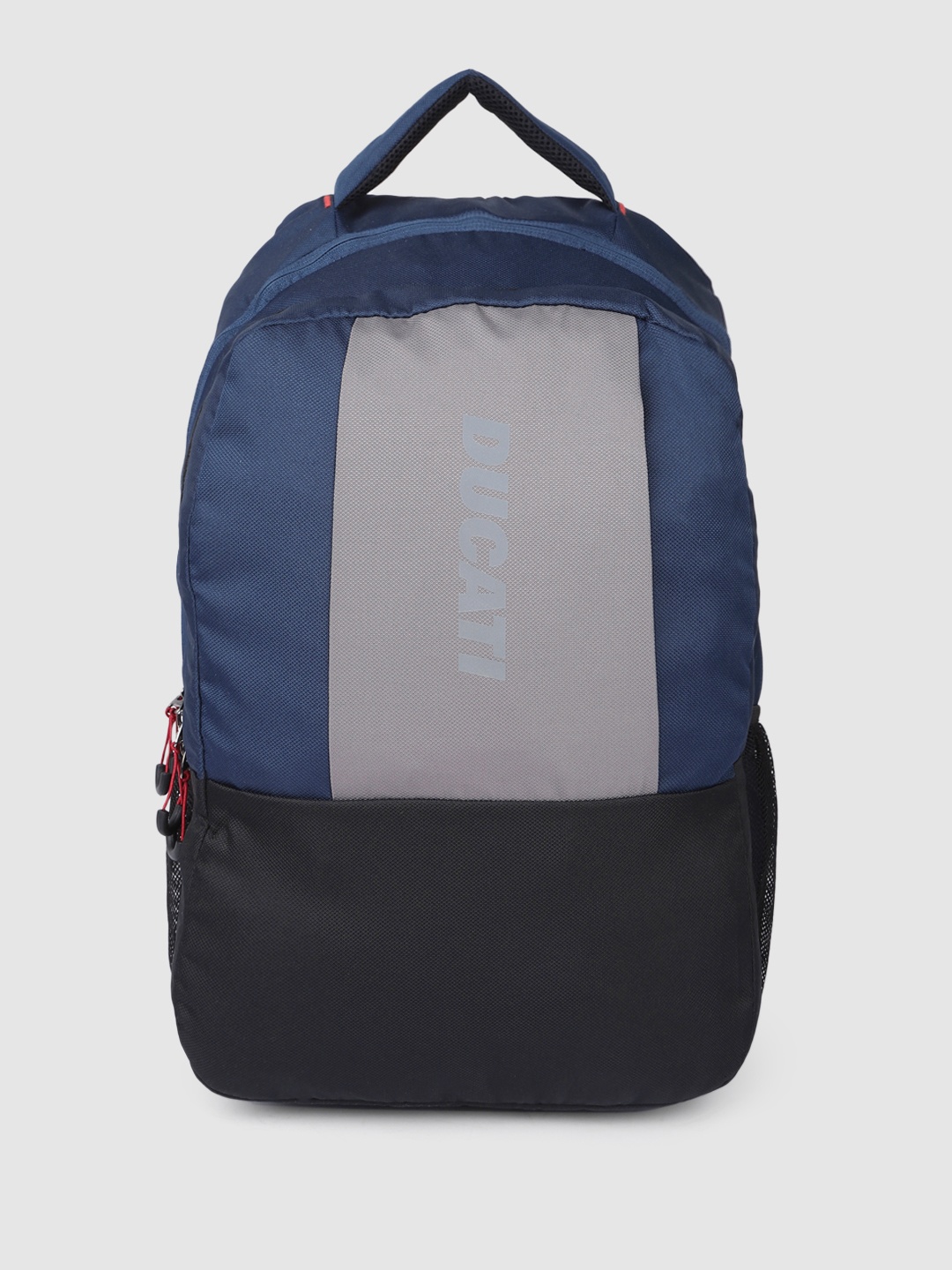 

Ducati Unisex Colourblocked Backpack, Navy blue