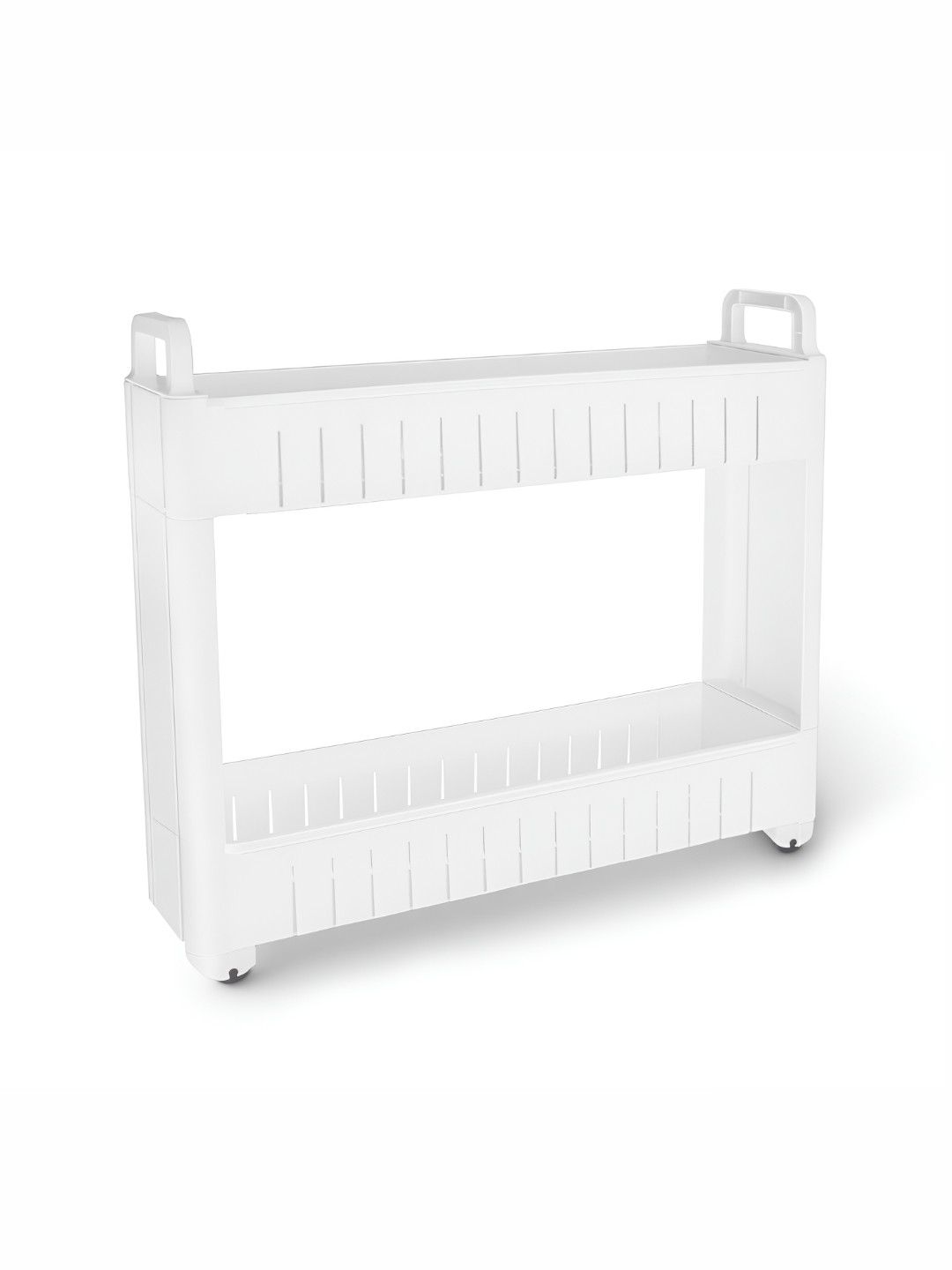 

Milton White 2 Level Roller Shelf Reusable Organiser