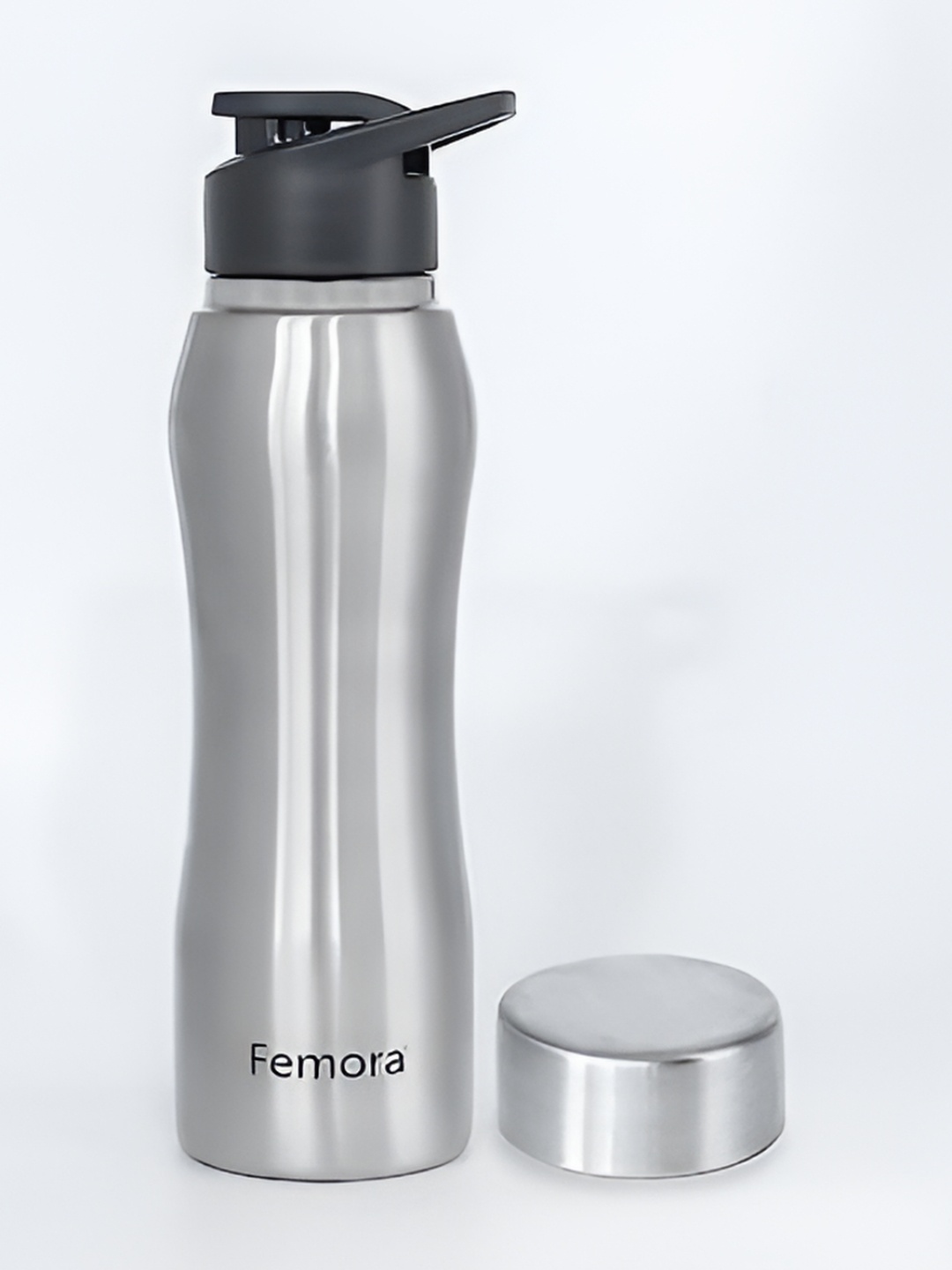 

Femora Silver-Toned Set of 2 Stainless Steel Solid Single Wall Vacuum Water Bottle