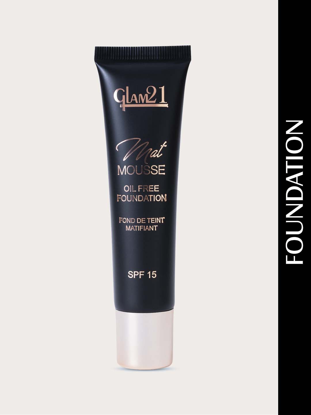 

GLAM21 Matte Mousse Oil Free Foundation With SPF 15 - 30g - 01, Na