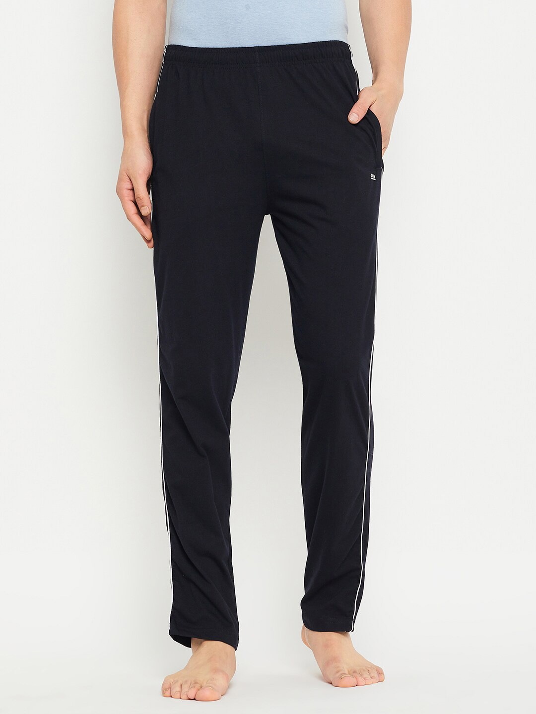 

Okane Men Mid-Rise Lounge Pants, Navy blue