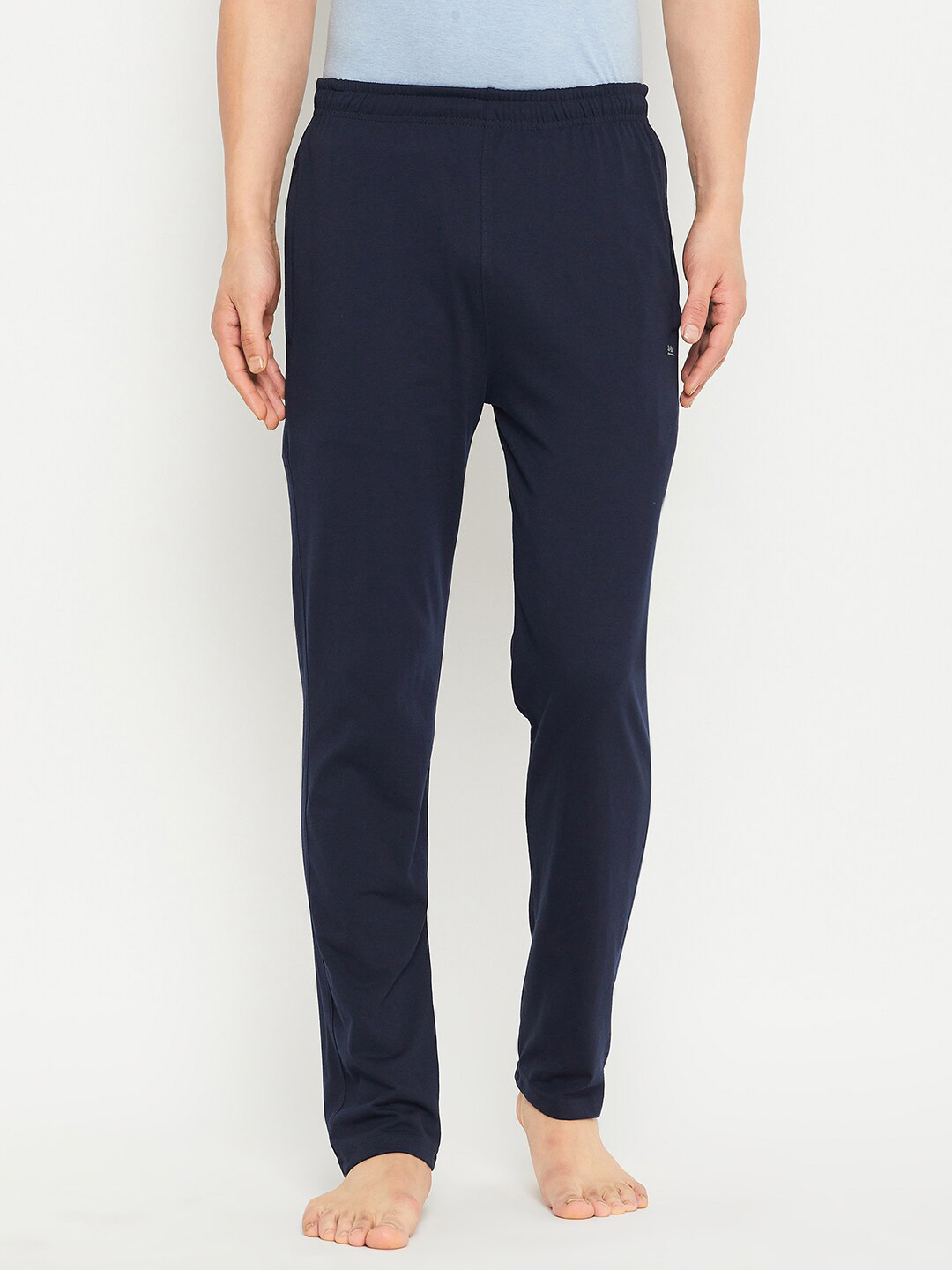 

Okane Men Mid-Rise Lounge Pants, Navy blue