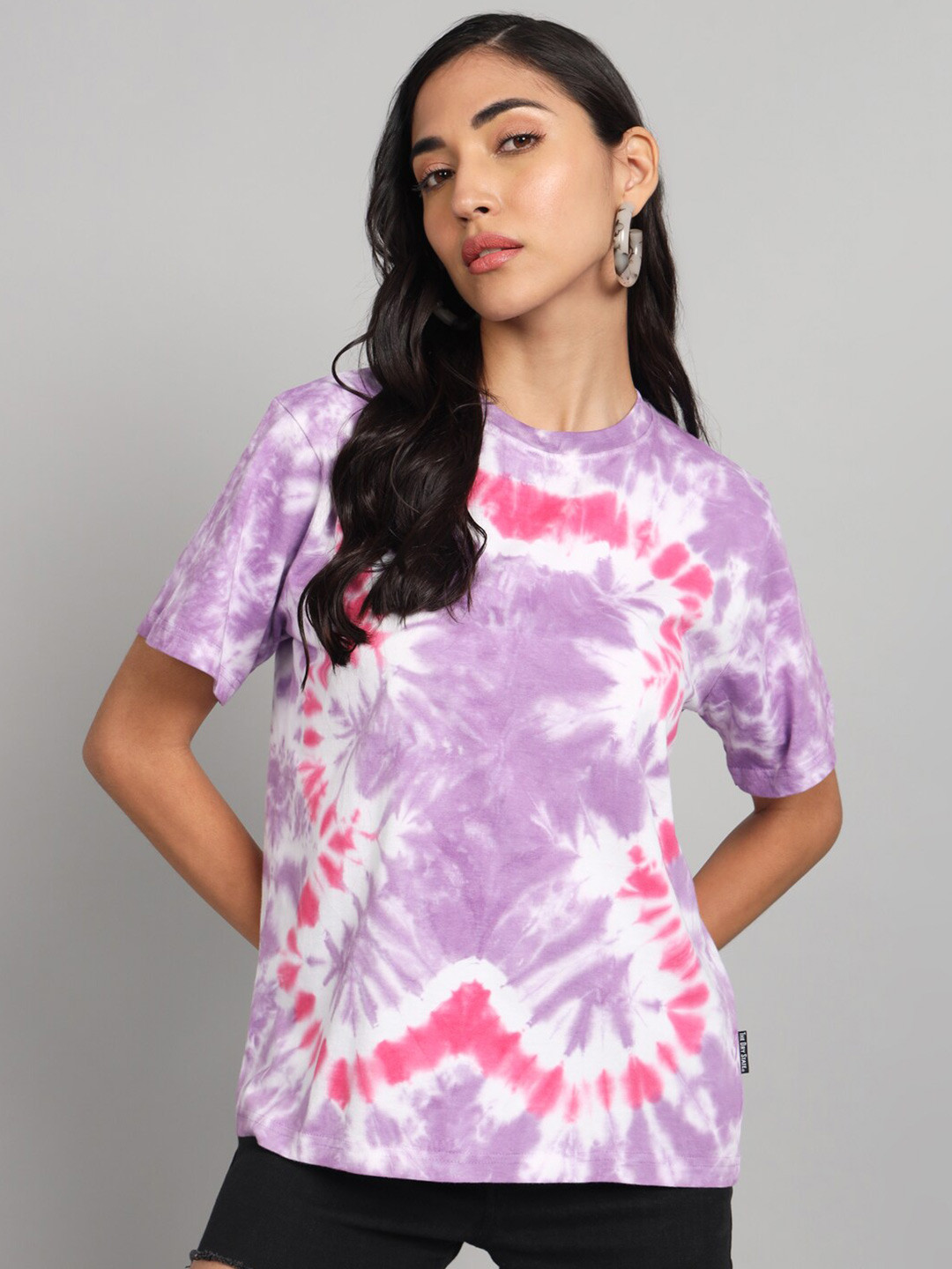 

The Dry State Dyed Cotton Oversized T-shirt, Purple