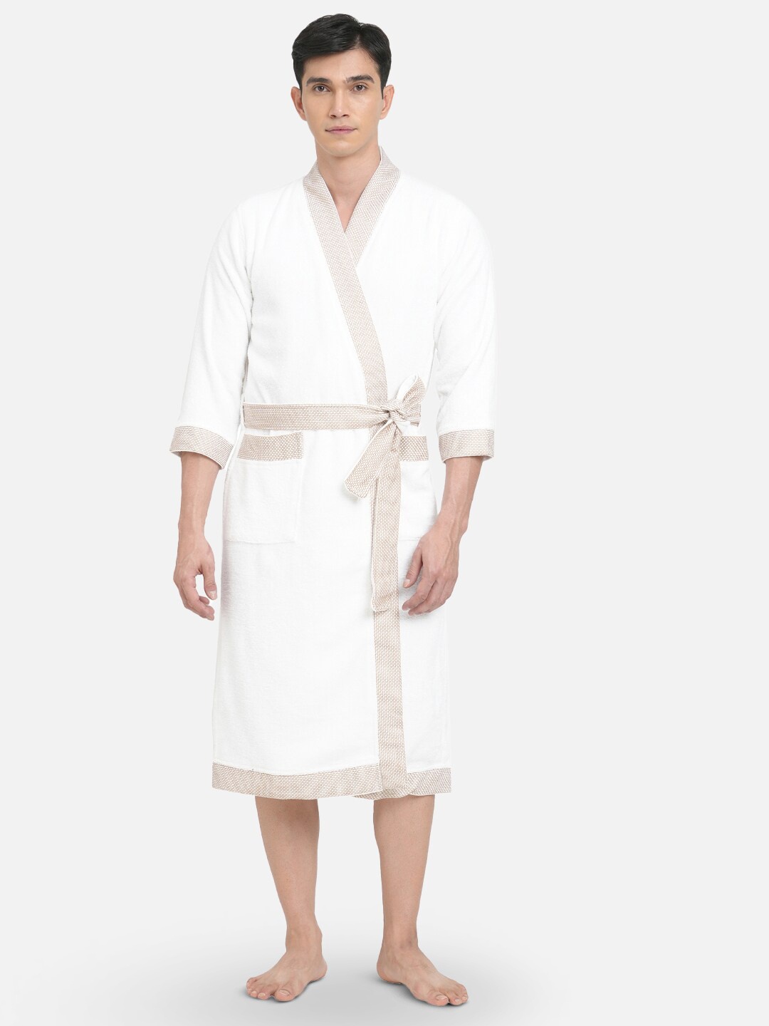 

SPACES Hygro White Pure Cotton Bath Robe