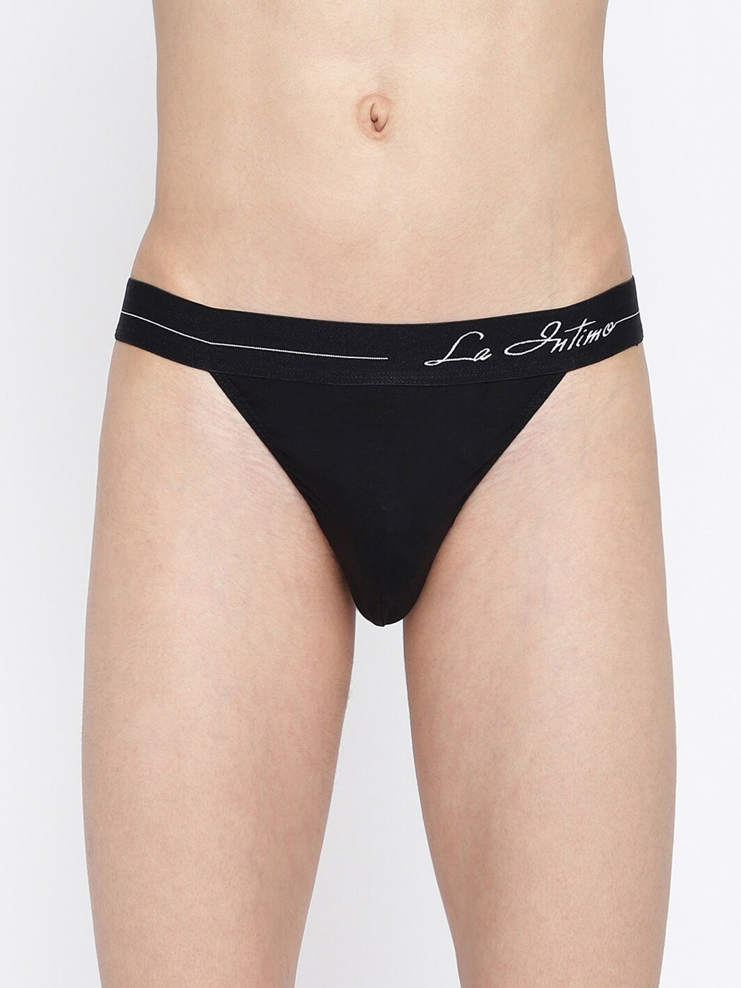 

La Intimo Anti-Microbial Tongs Briefs, Black