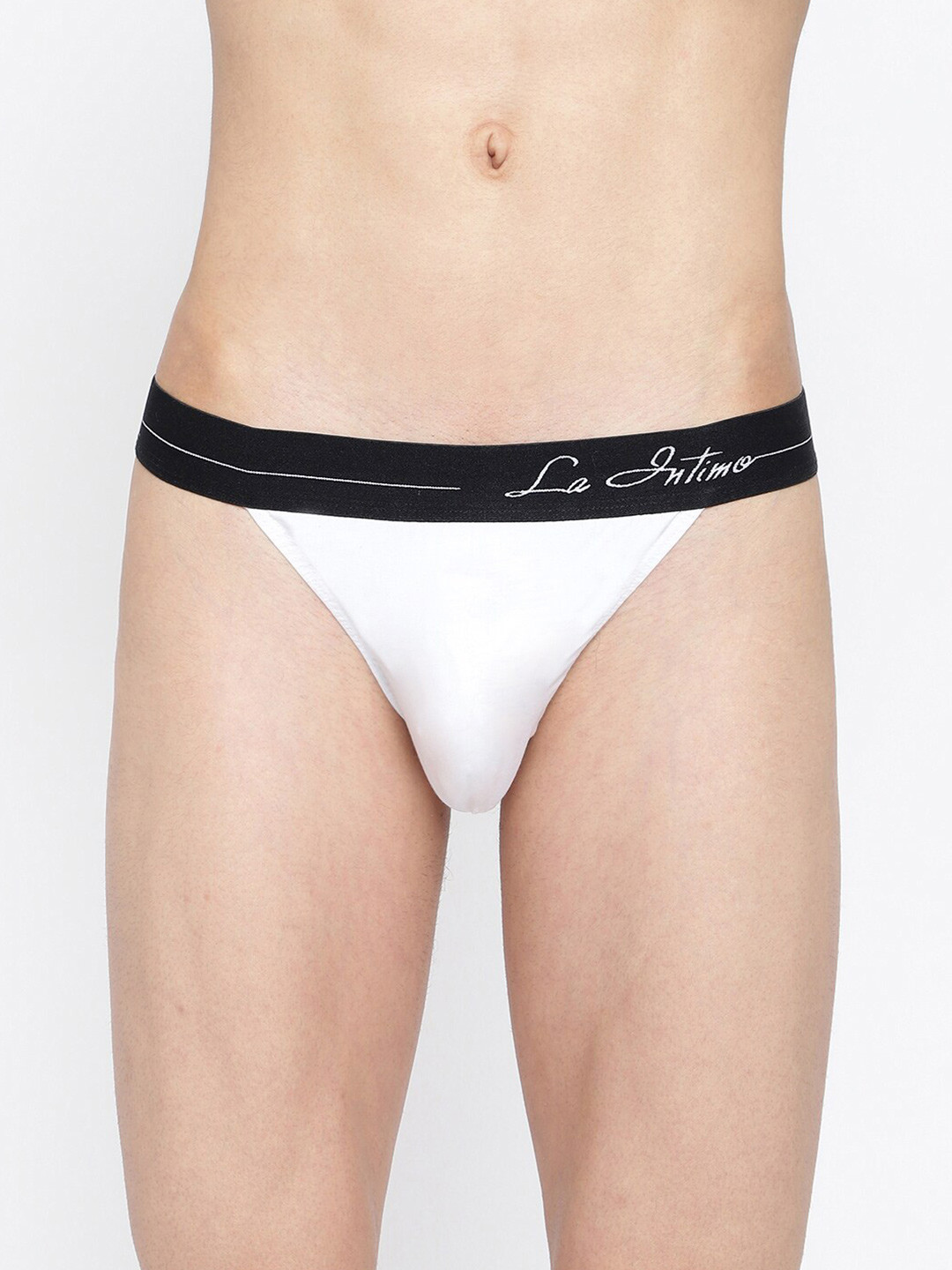 

La Intimo Anti Microbial Thong Brief, White