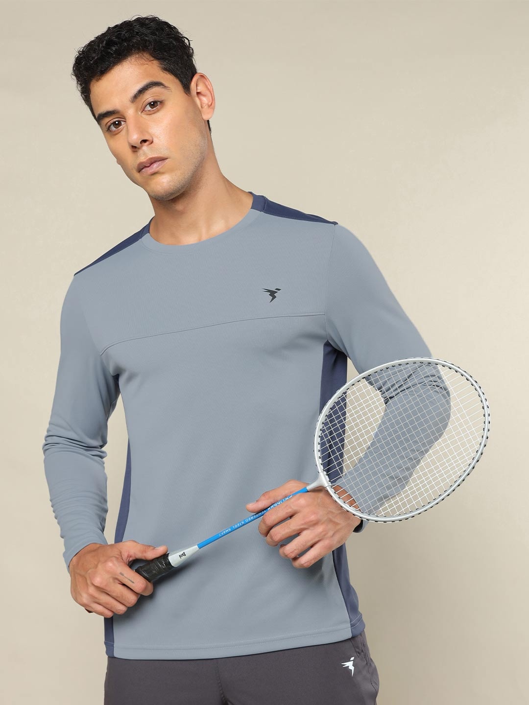 

Technosport Antimicrobial Sports Slim Fit T-shirt, Blue