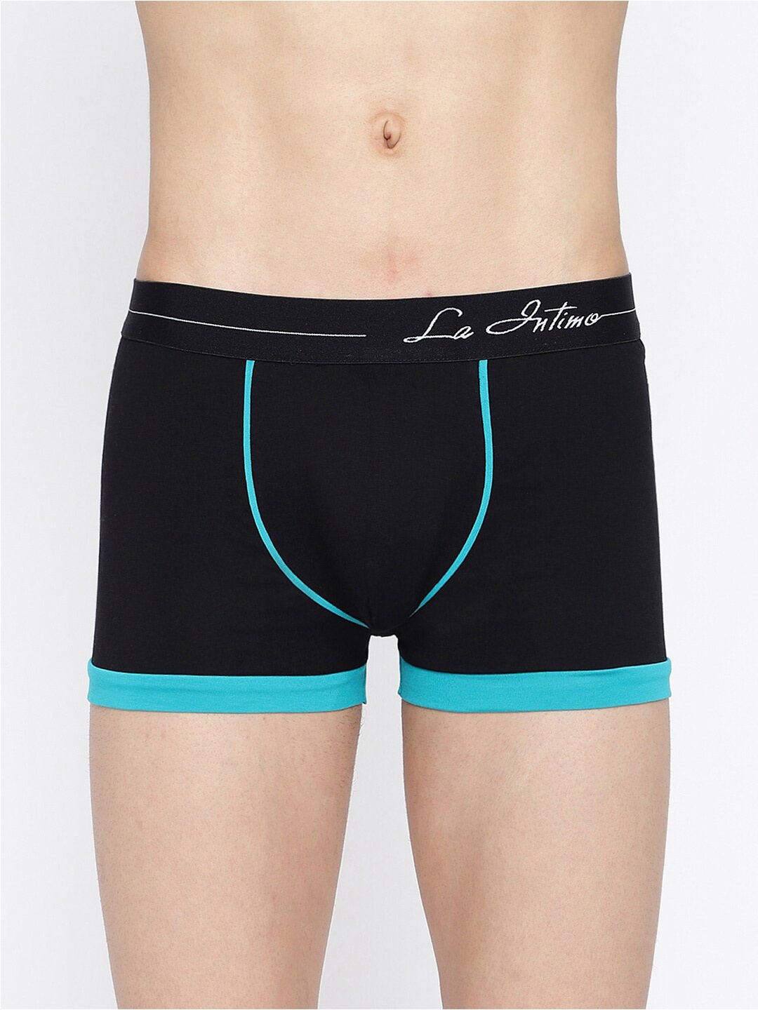 

La Intimo Brand Logo Printed Trunk LITR02BK0, Black