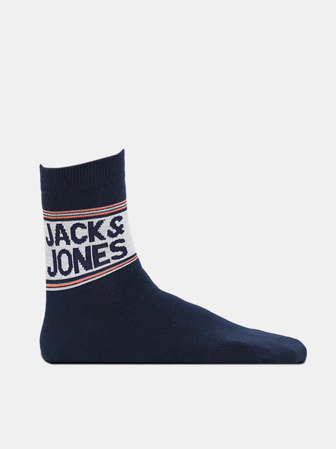 

Jack & Jones Men Pack Of 2 Patterned Calf Length Socks, Grey