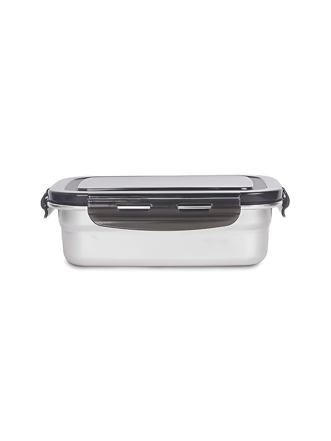 

Femora Black Stainless Steel Dishwasher Safe Food Container With Lid 1600 ml, Silver