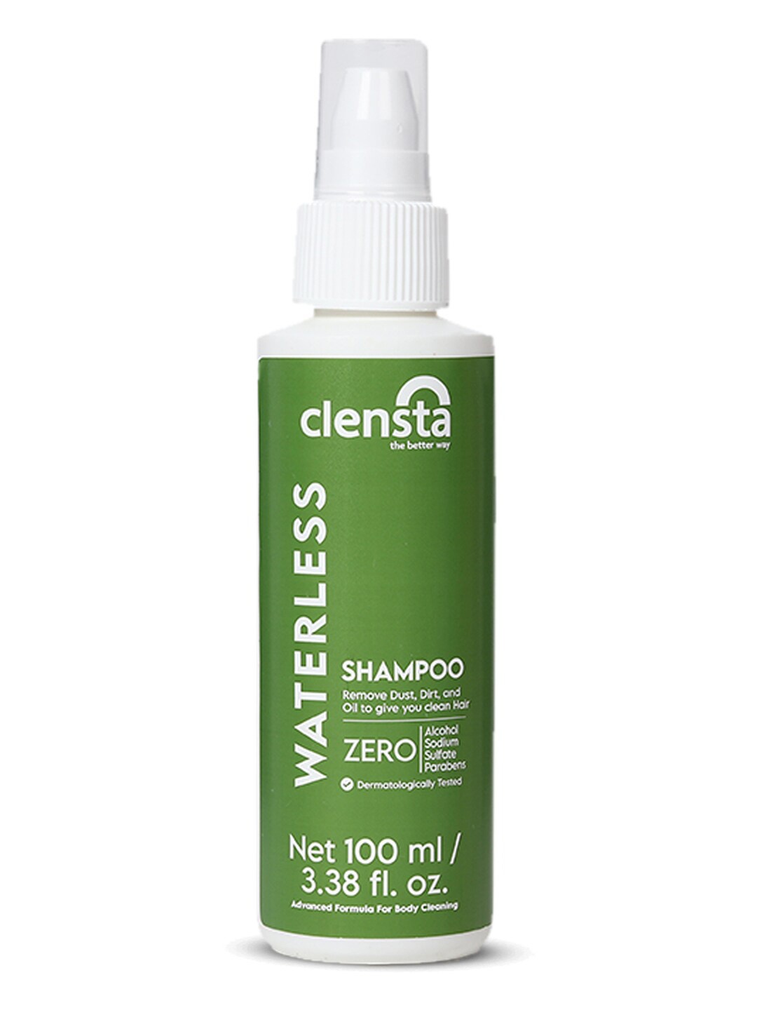 

Clensta Waterless Shampoo For Dust & Dirt - 100ml, Green