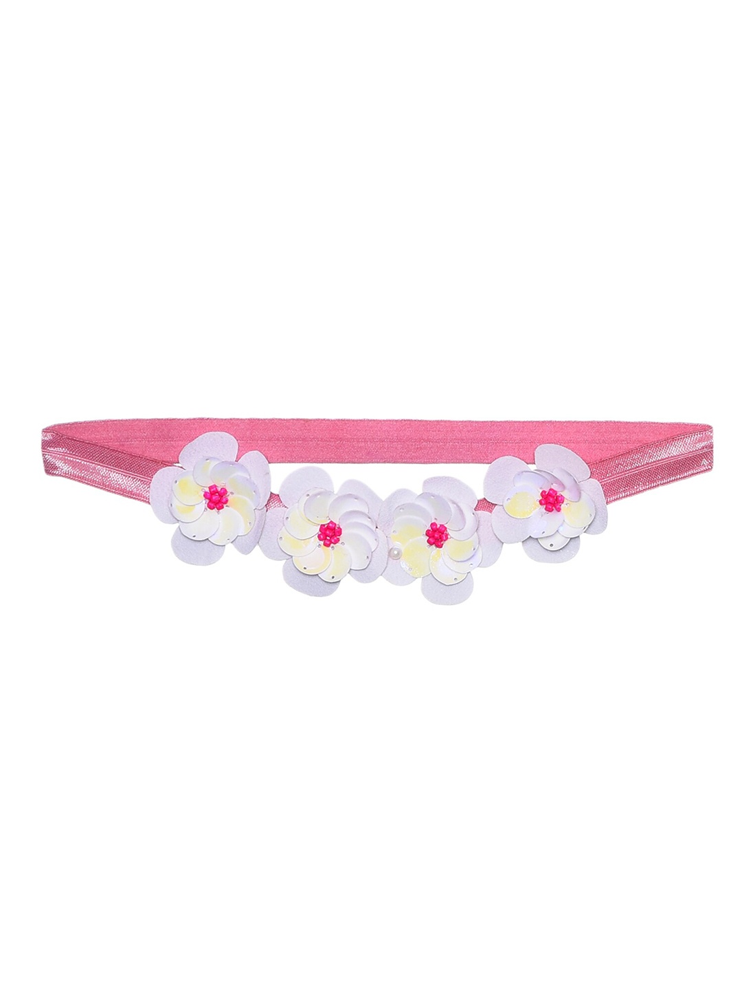 

A Little Fable Girls Floral Blossom Headband, White