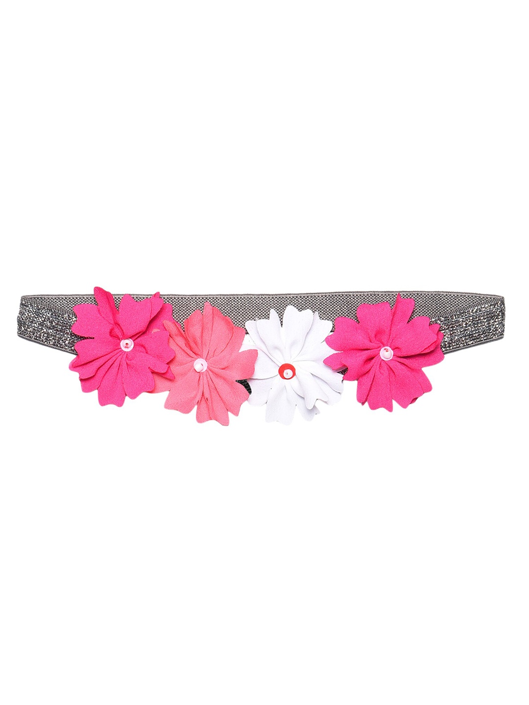 

A Little Fable Girls Embellished Floral Headband, Multi