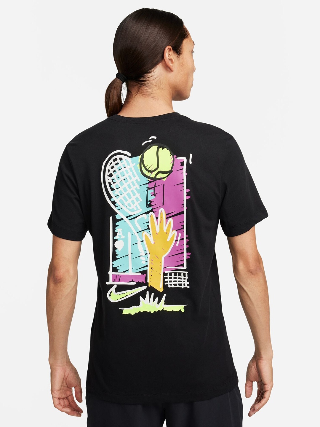 

Nike Court Dri-FIT Tennis T-Shirt, Black