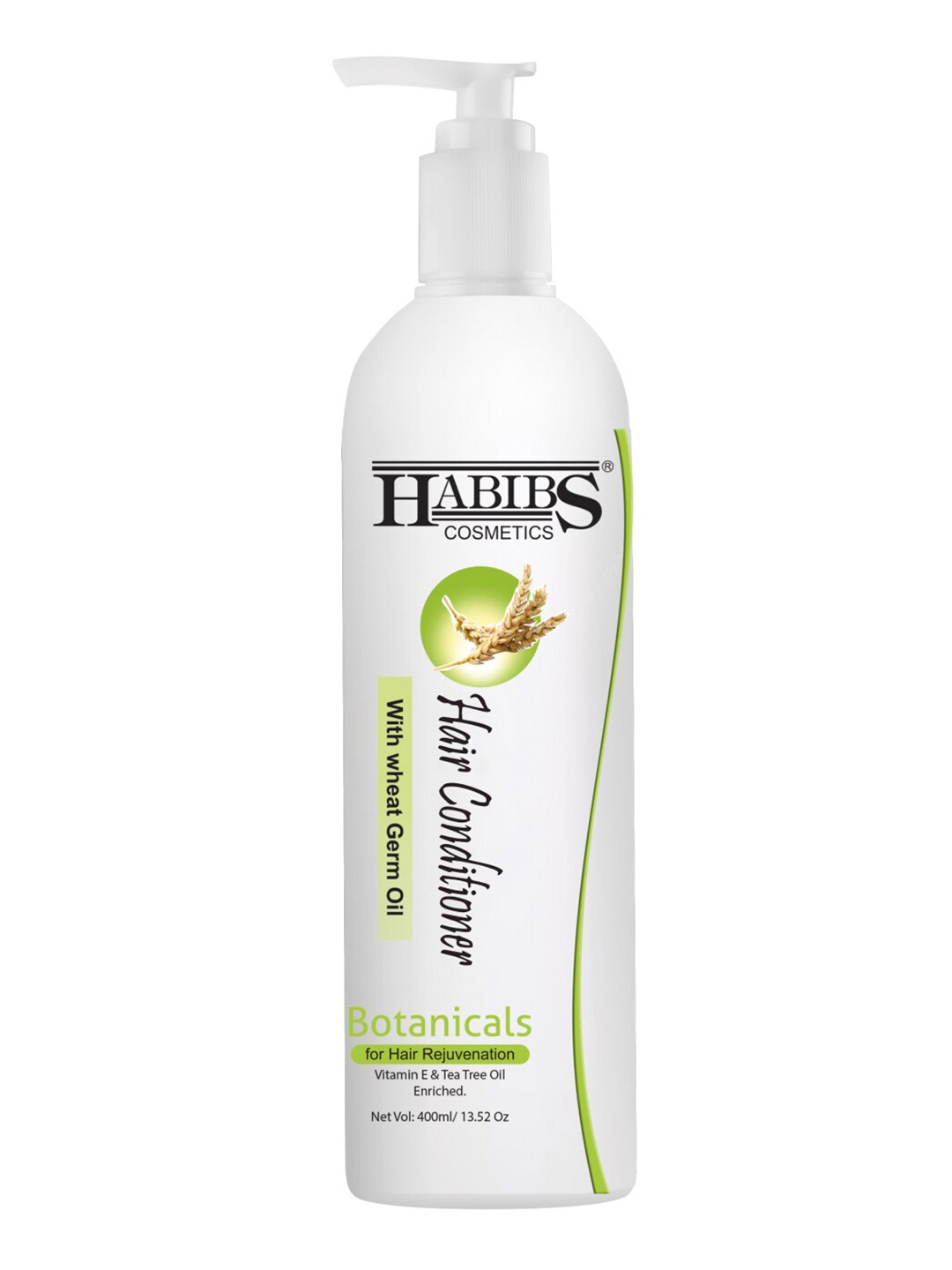 

HABIBS Botanicals Hair Conditioner with Wheat Germ Oil - 400 ml, White