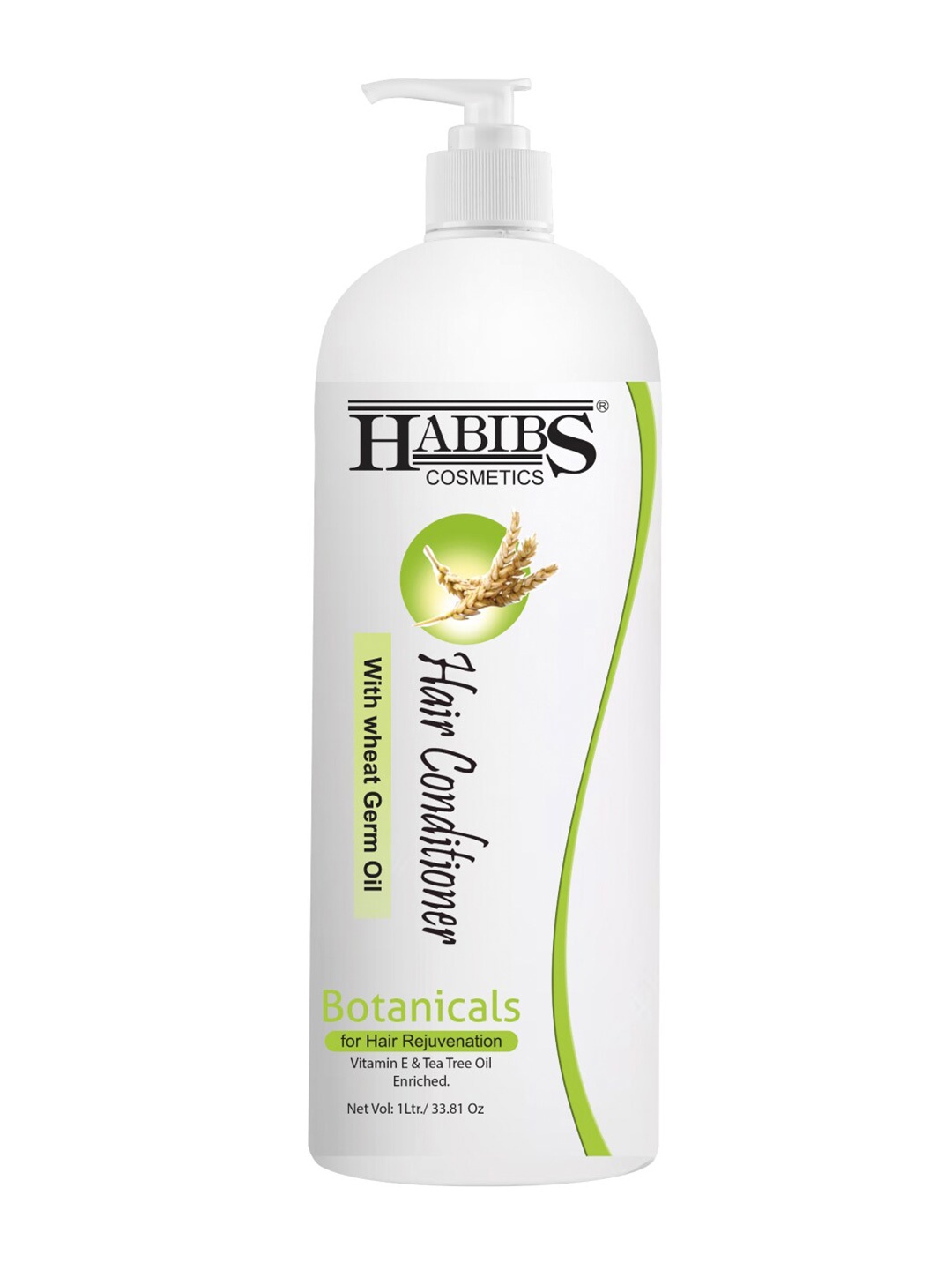 

HABIBS Botanicals Hair Conditioner With Wheat Germ Oil For Hair Rejuvenation - 1ltr, White