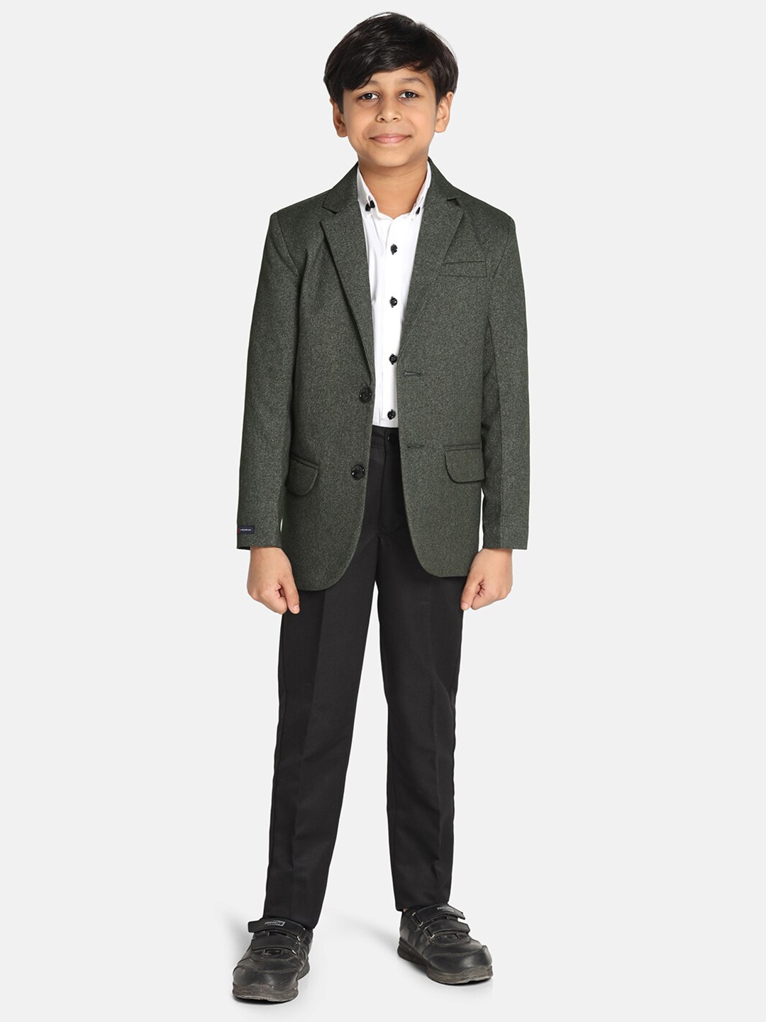 

TAHVO Boys Slim-Fit Tuxedo Two-Piece Party Suit, Green