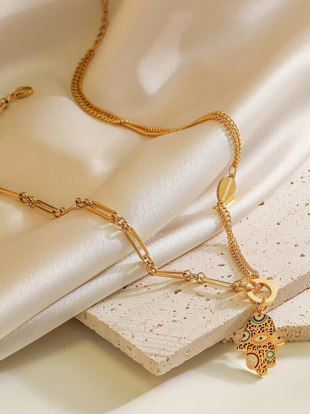 

VIEN Gold-Plated Stainless Steel Necklace