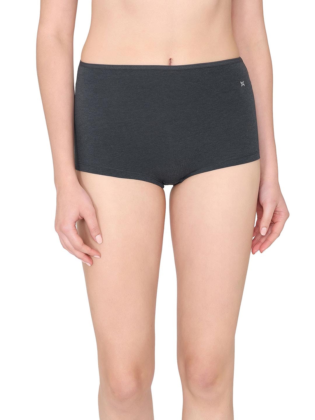 

LAVOS Anti-Chafing Cotton Boy Shorts Briefs, Grey