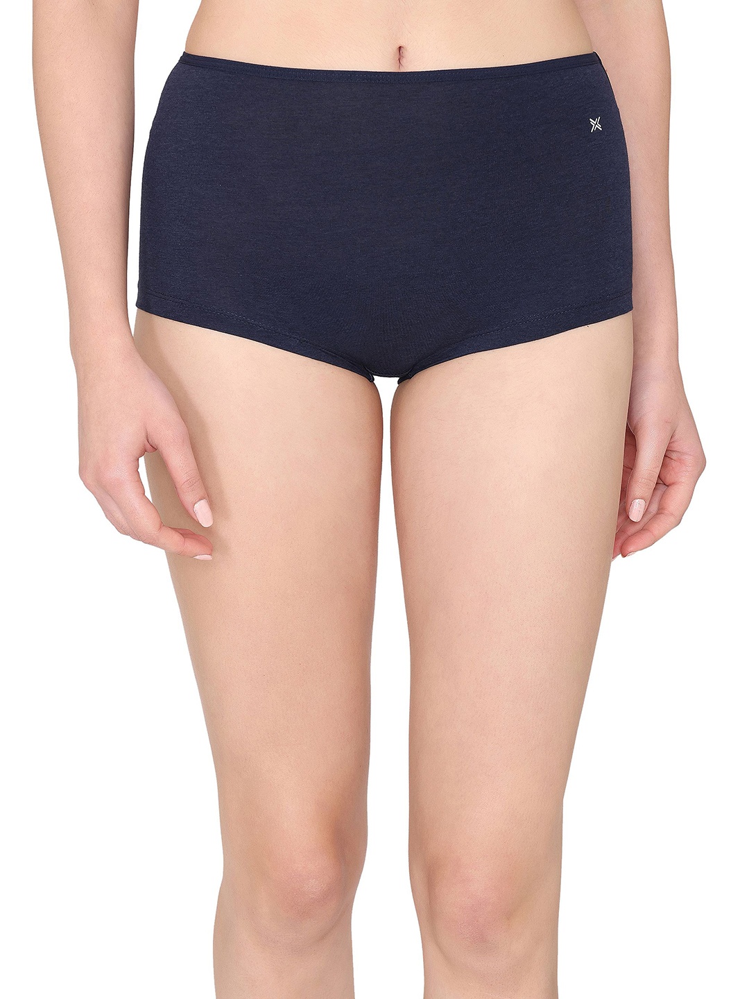 

LAVOS Anti-Chafing Cotton Boy Shorts Briefs, Navy blue