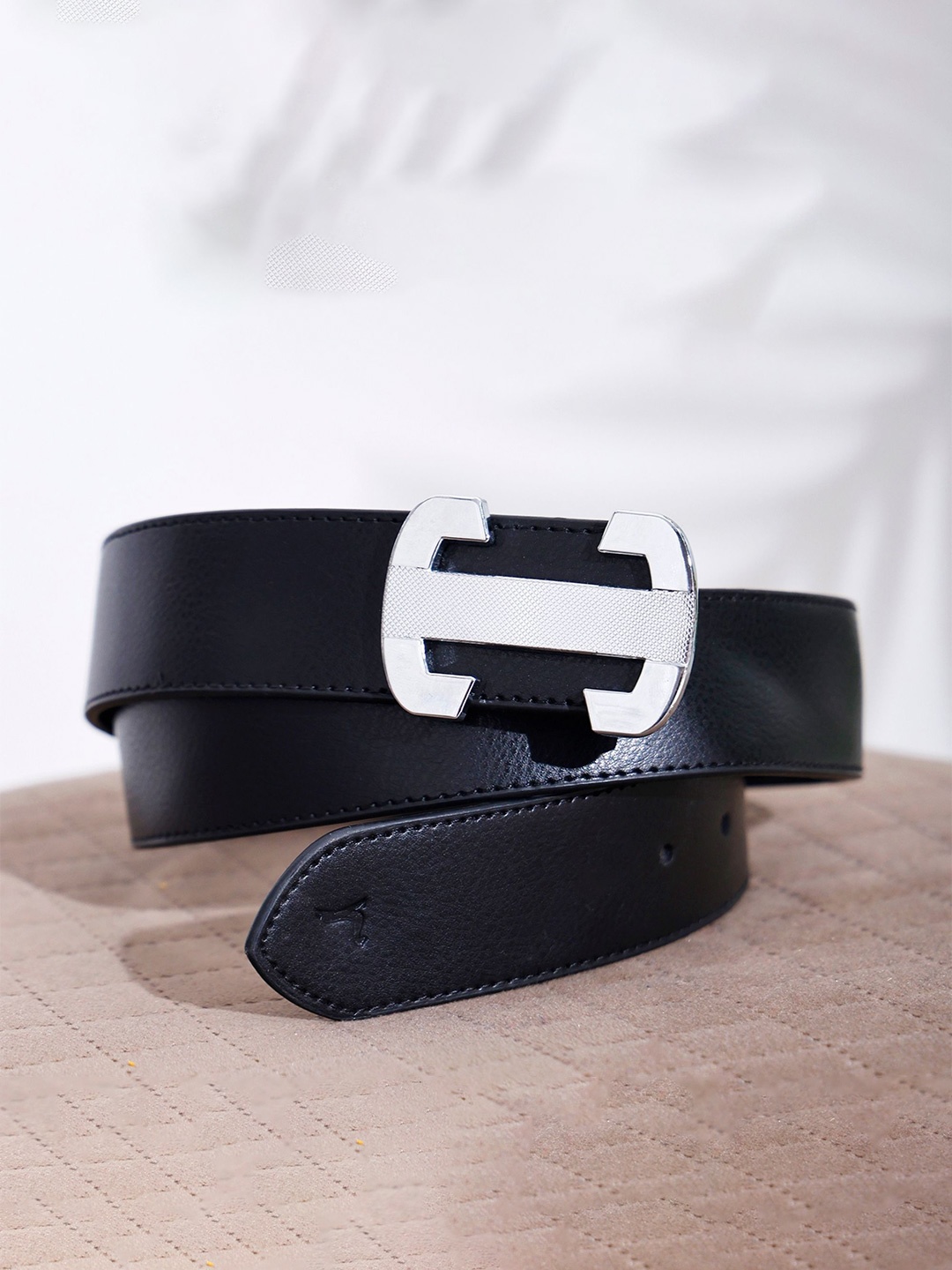 

Pacific Gold Men Slim Belt, Black