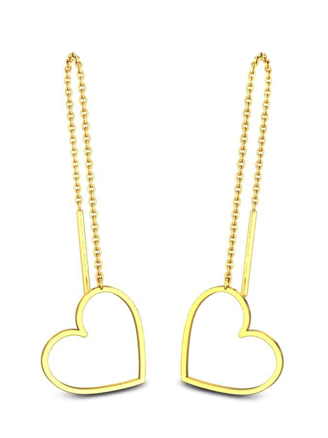 

CANDERE A KALYAN JEWELLERS COMPANY 18KT Gold Drop Earring-3.49 g