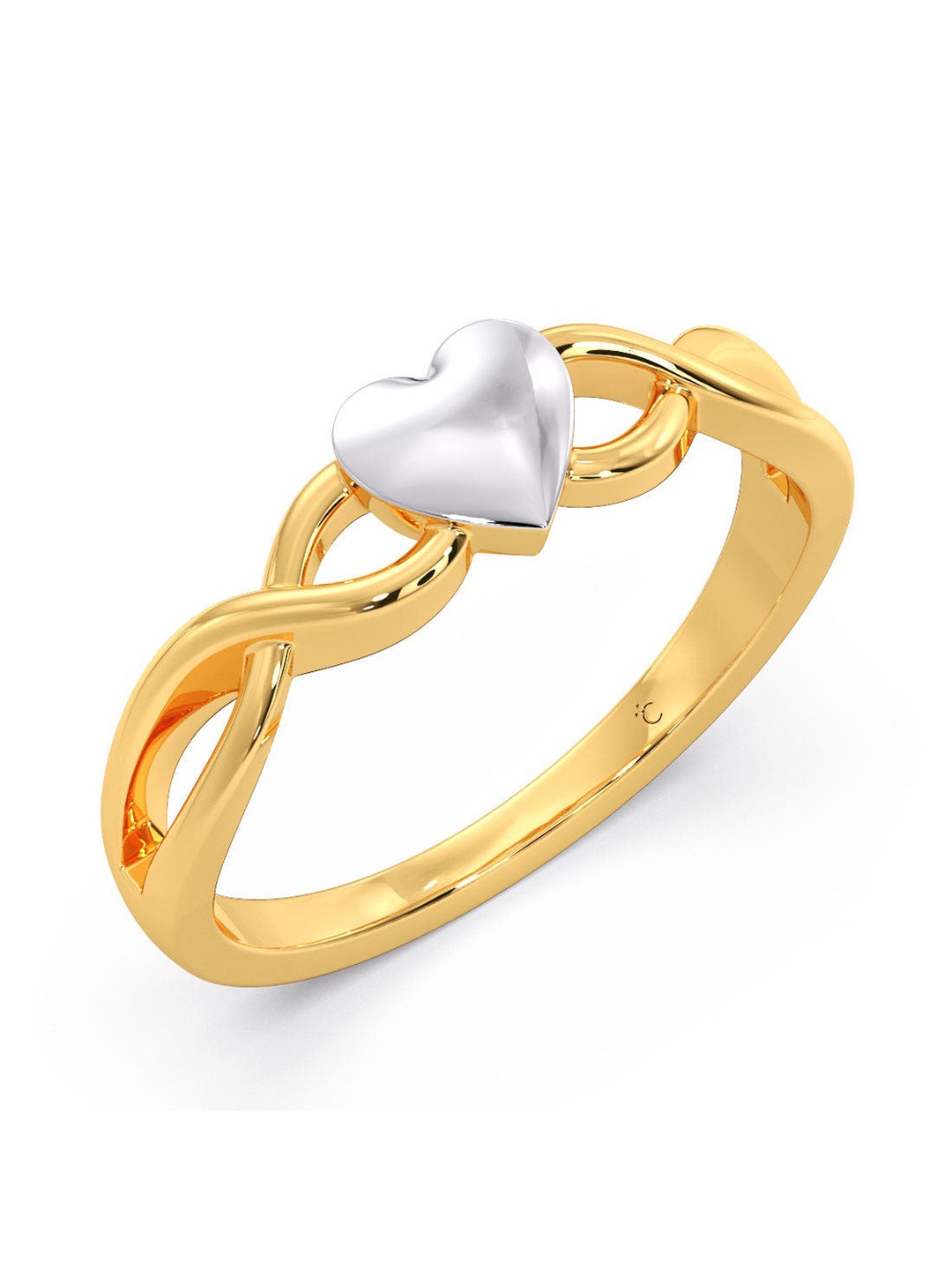 

CANDERE A KALYAN JEWELLERS COMPANY 18KT Gold Heart Ring-2.28gm