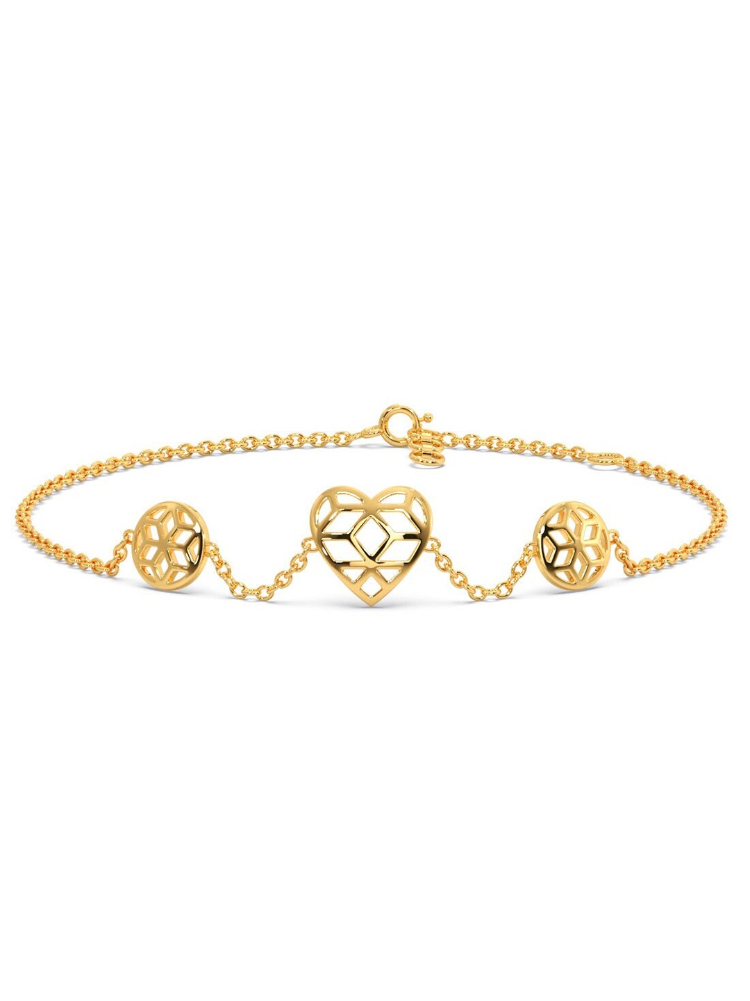 

CANDERE A KALYAN JEWELLERS COMPANY BIS Hallmark 14KT Gold Bracelet-1.55 g