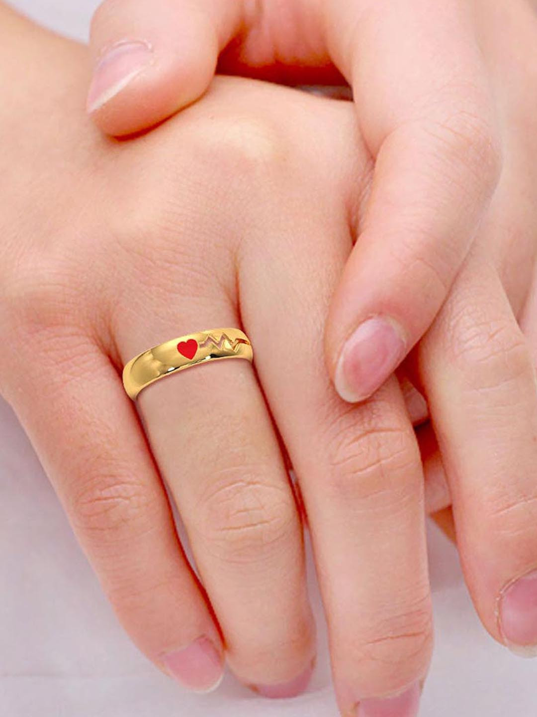 

CANDERE A KALYAN JEWELLERS COMPANY 14KT Gold Heart Ring-2.21gm