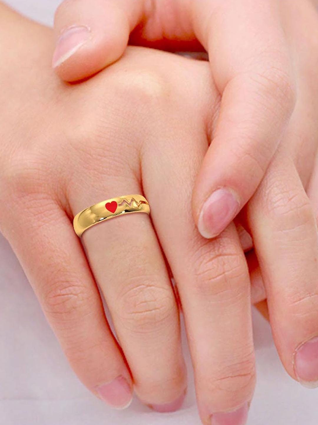 

CANDERE A KALYAN JEWELLERS COMPANY 18KT Gold Heart Ring-2.71gm